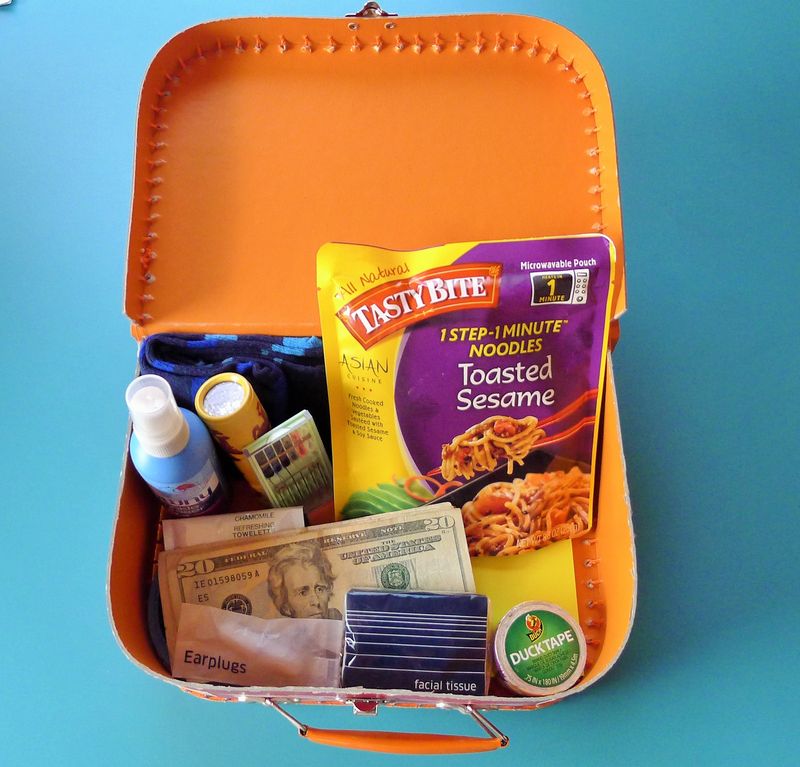 Condiment Packets = Mini Toiletries