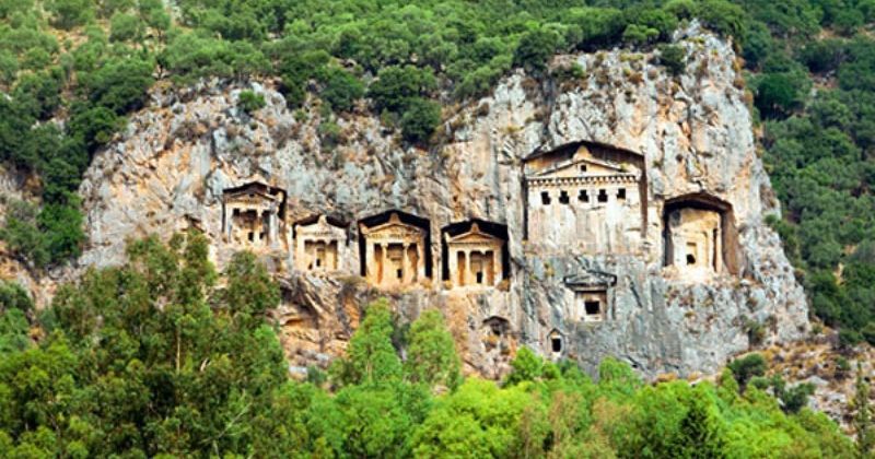 Xanthos Valley's Hanging Tombs