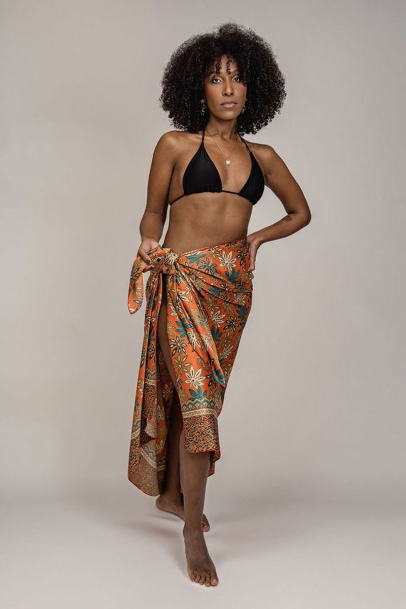 Silk-Cotton Blend Sarong