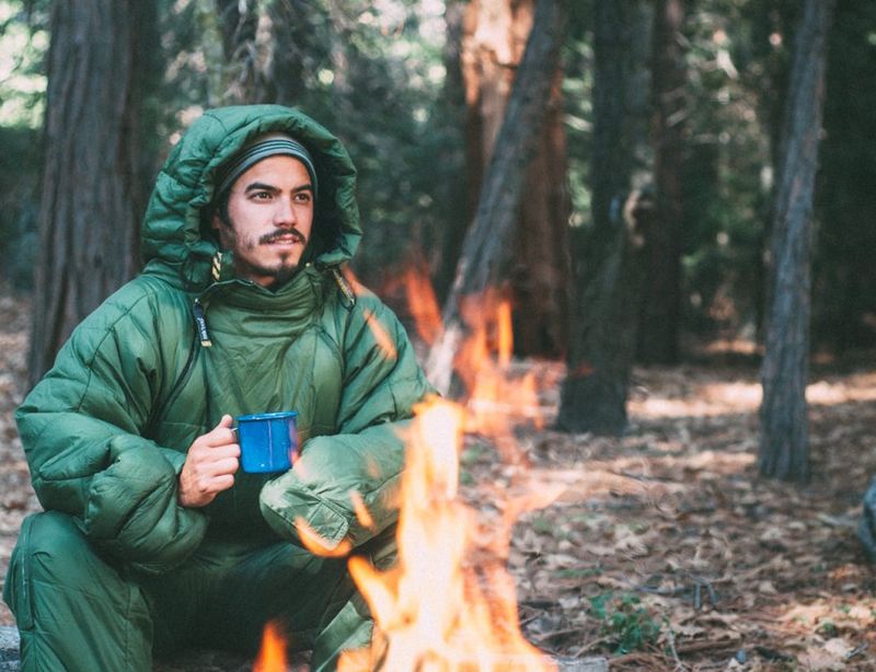 Wearable Sleeping Bag - The Human Marshmallow Look