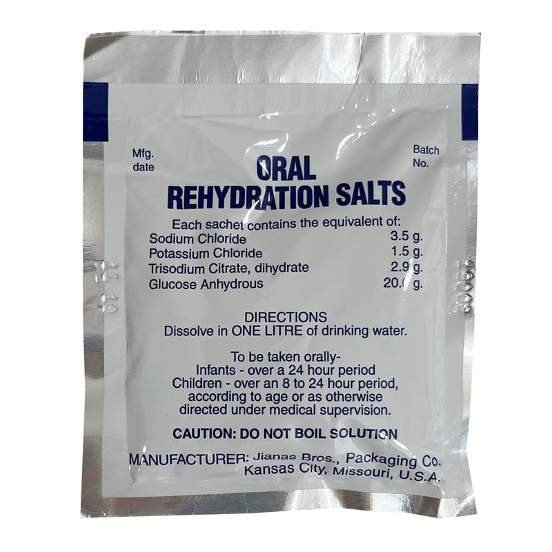 Oral Rehydration Salts (ORS) packets