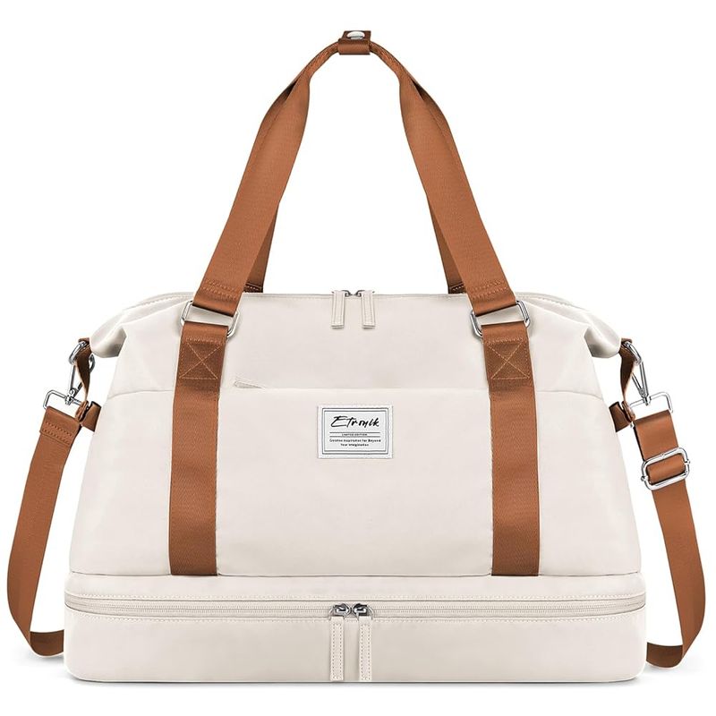Etronik Weekender Duffel (with Trolley Sleeve & Shoe Compartment)