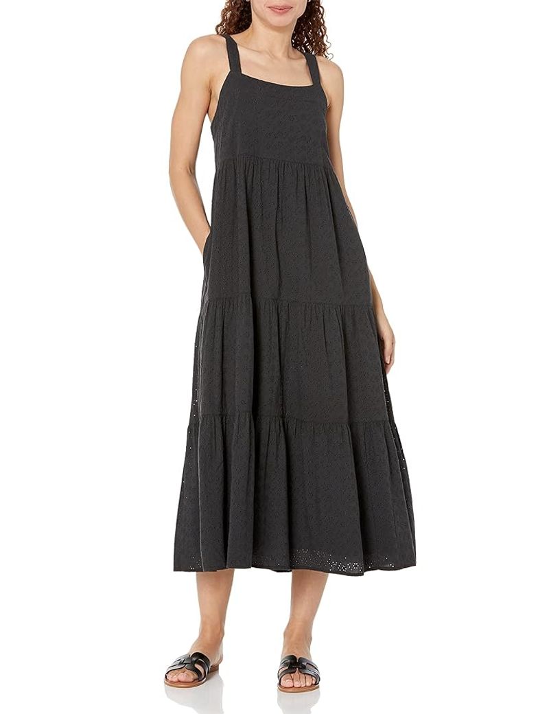 The Drop “Britt” Tiered Maxi Tent Dress (women)