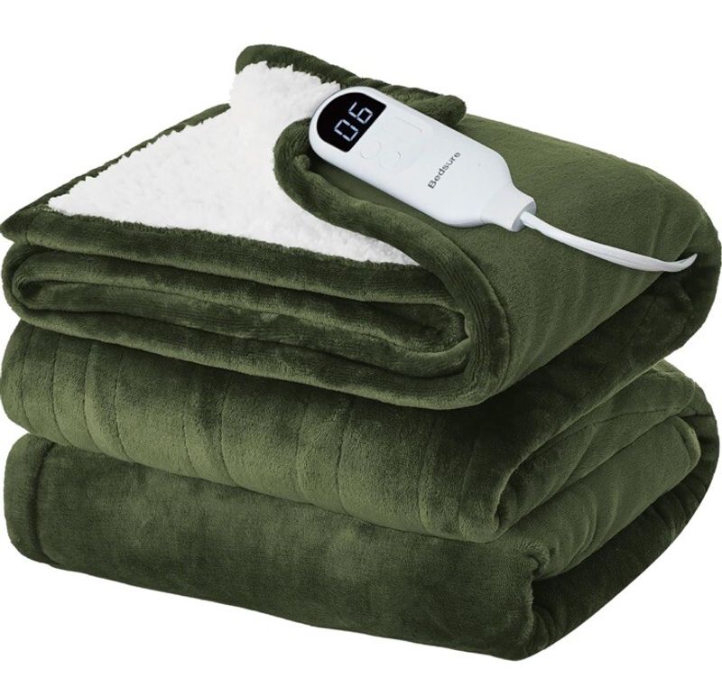 Bedsure Heated Travel Blanket