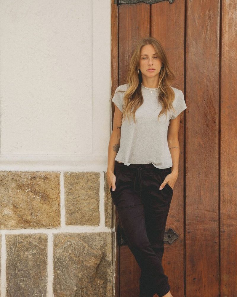 Joggers with a Relaxed Tee