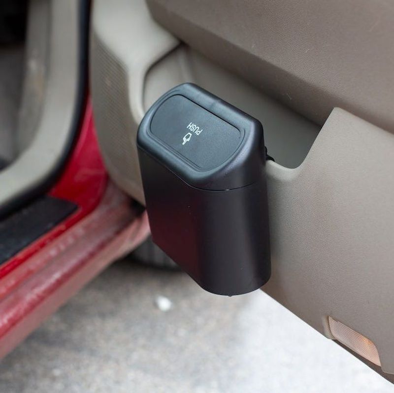 Compact Car Trash Can