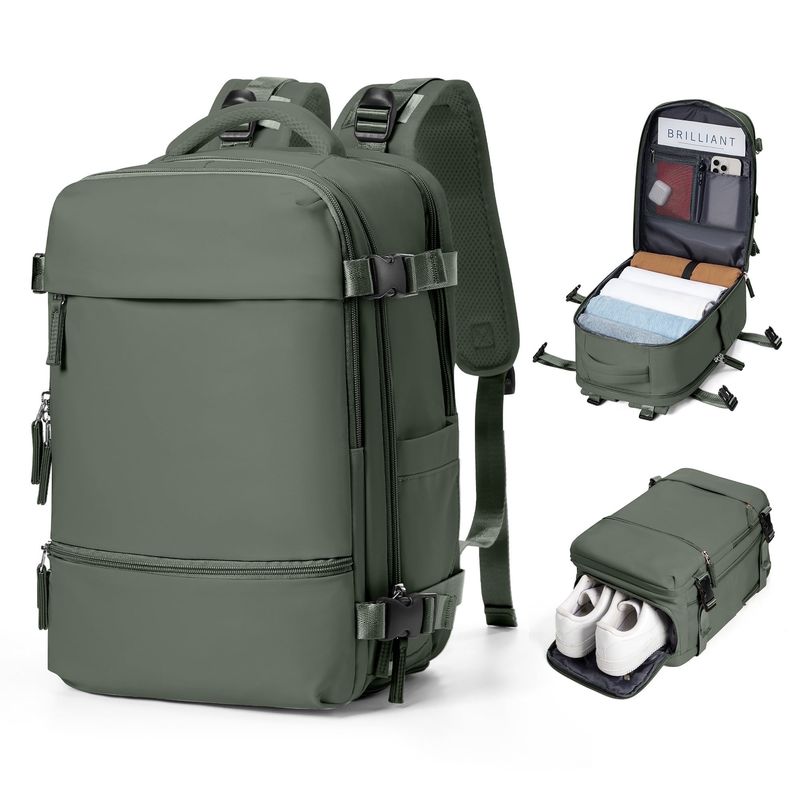 BAGSMART Travel 35L with Shoe Compartment: Clean Freak's Dream