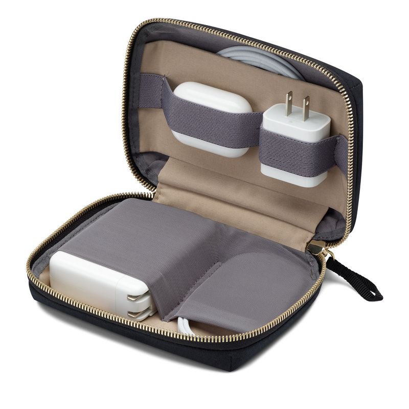 Slim tech organizer (for chargers, cables & adapters)
