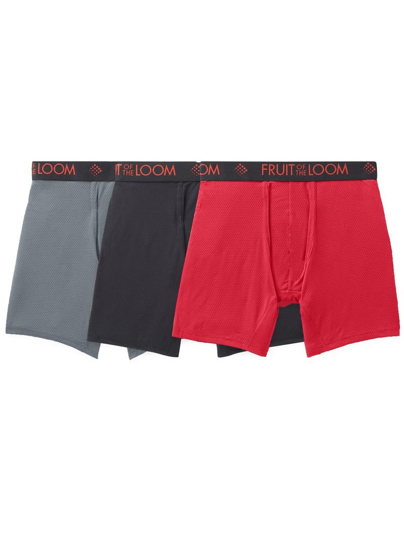 Fruit of the Loom Micro Mesh Boxer Briefs