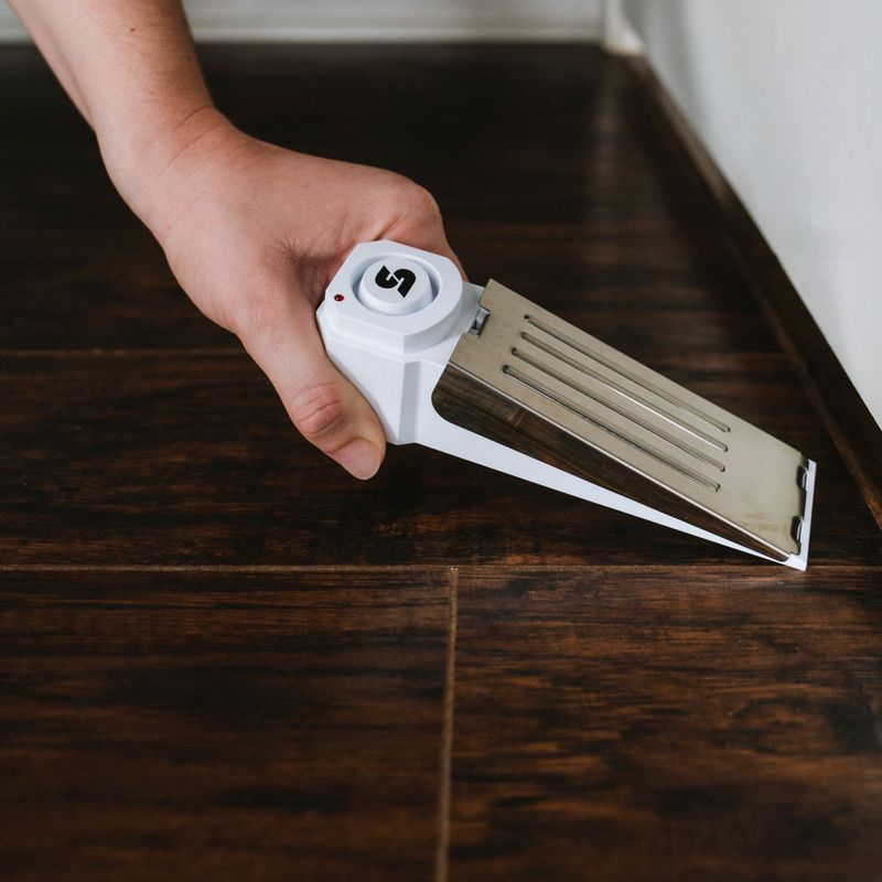 Door-Stop Alarm (instant 120 dB wake-up + deterrent)
