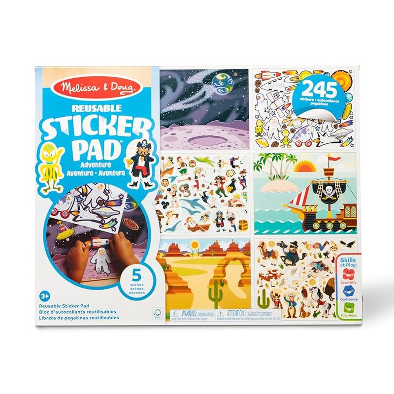 Melissa & Doug Reusable Sticker Pads