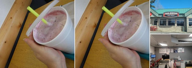 Paul Bunyan Pak-Out (Coeur d’Alene; also Post Falls/Rathdrum) — old-school huckleberry shake