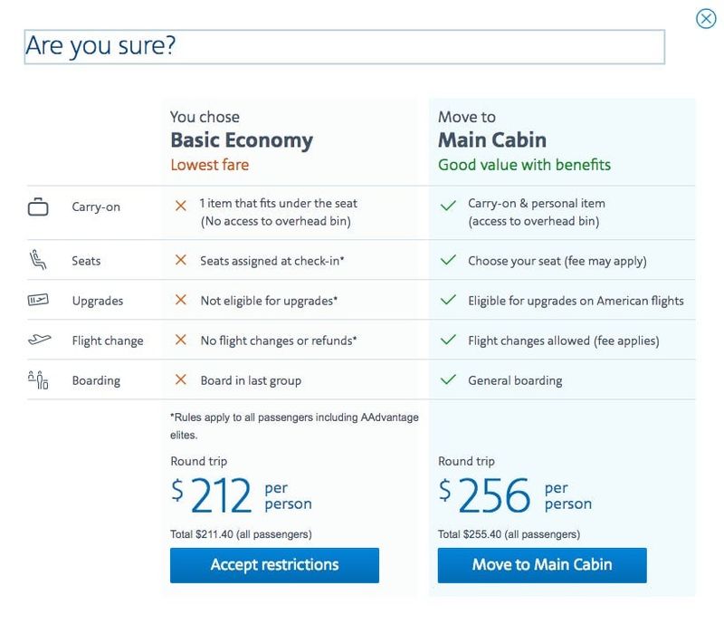 Mind the Fine Print on Basic Economy