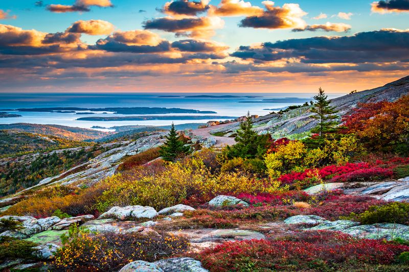 Acadia National Park, Maine - Coastal Autumn Splendor