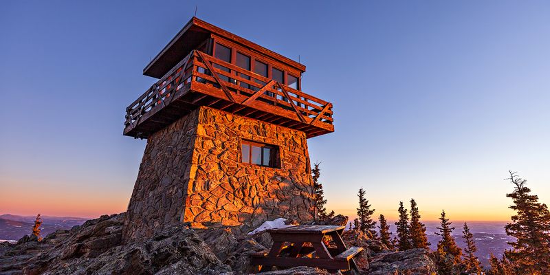 Overnights in Historic Fire Lookout Towers