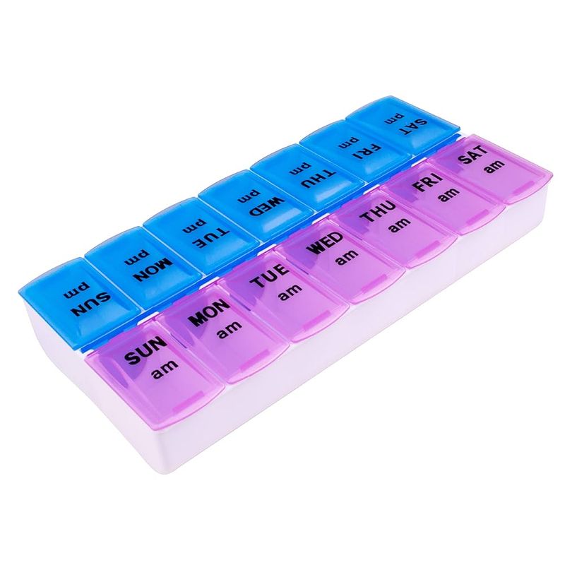 Twelve AM/PM Weekly Pill Case by Apex
