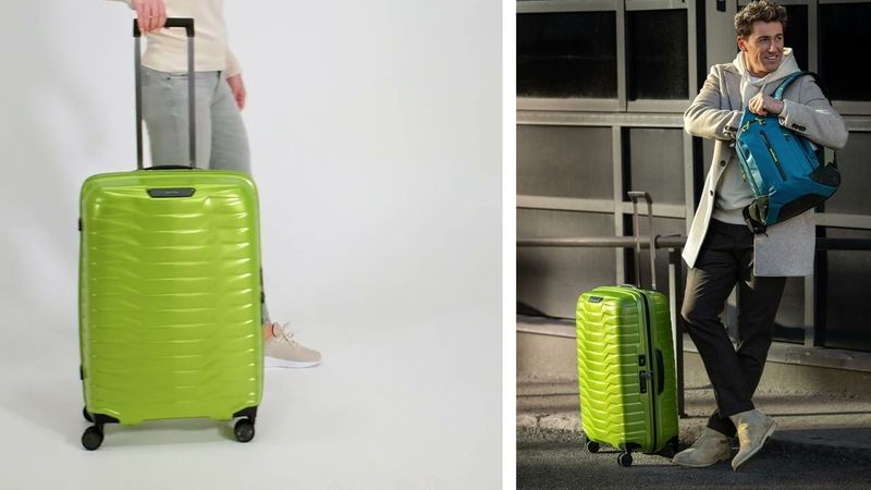 Samsonite Proxis Spinner 55 cm — Light yet resilient Roxkin™ shell