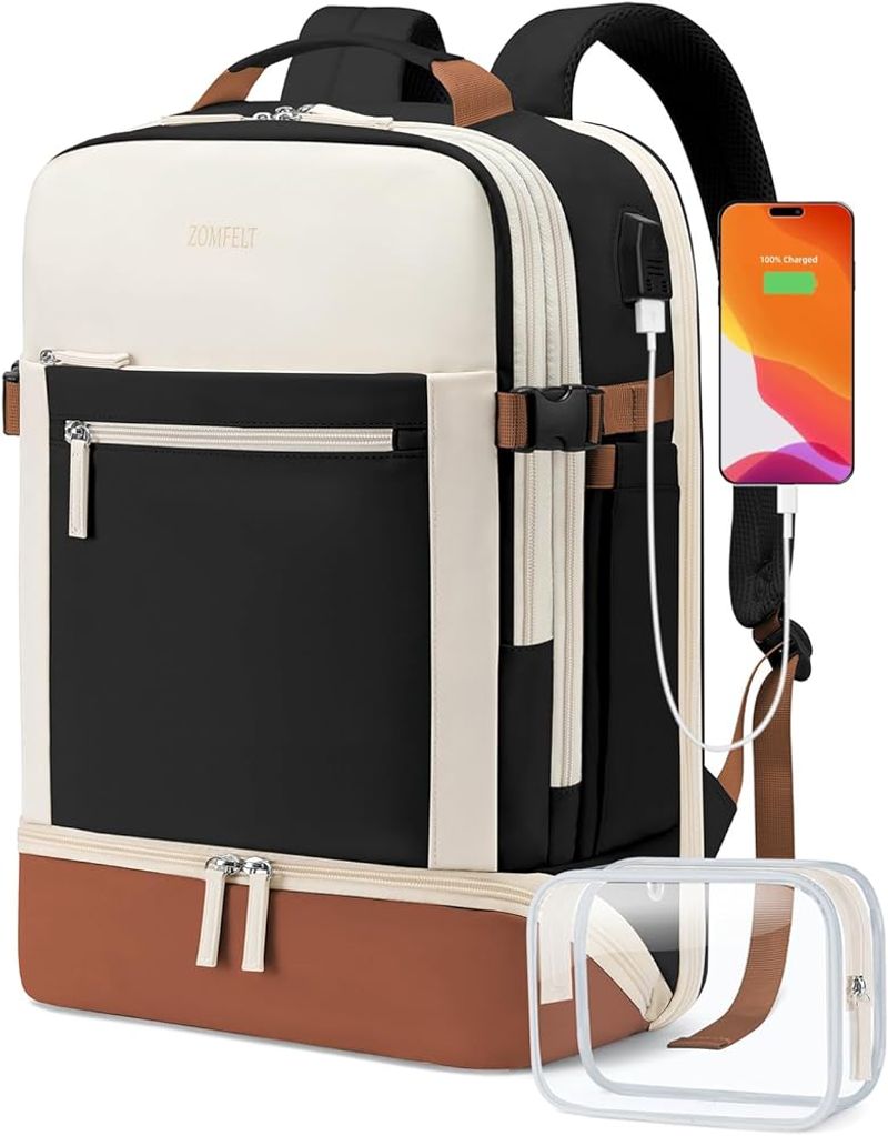 ZOMFELT Travel Backpack Flight Approved