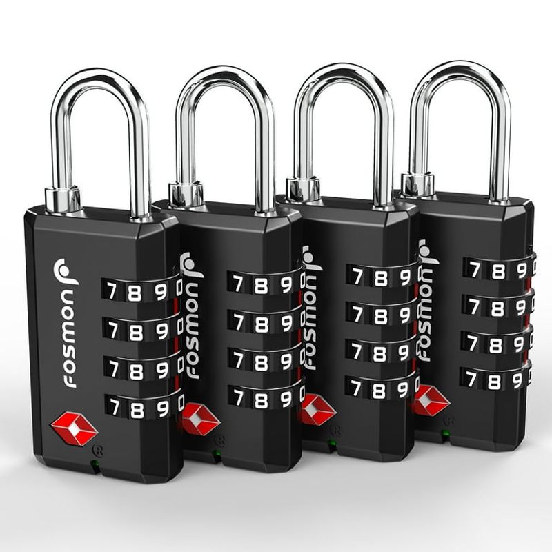 Fosmon 4-Digit TSA-Accepted Lock