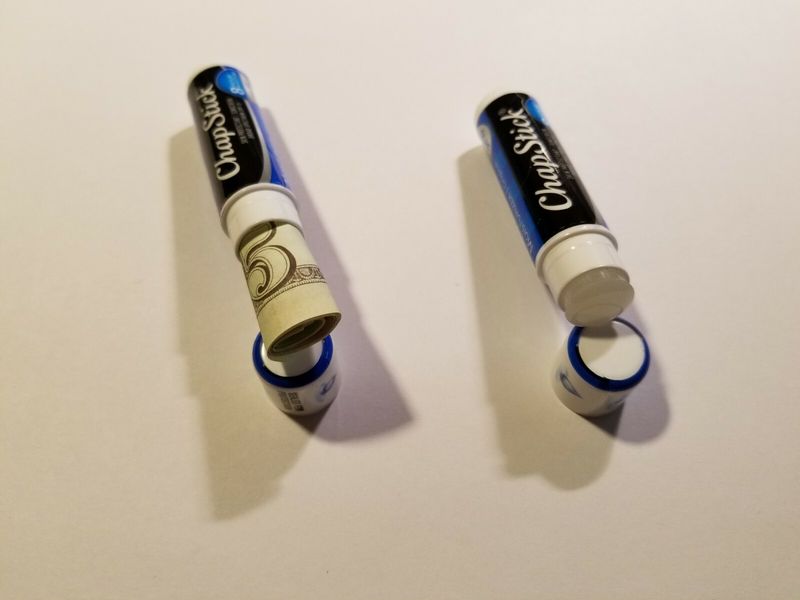 Inside a Lip Balm Tube