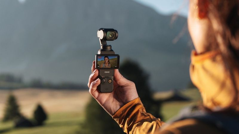 DJI Osmo Pocket 3 (gimbal camera) — ~179 g