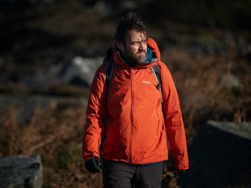 Rab Downpour Plus 2.0 — Packable rain shell with strong breathability