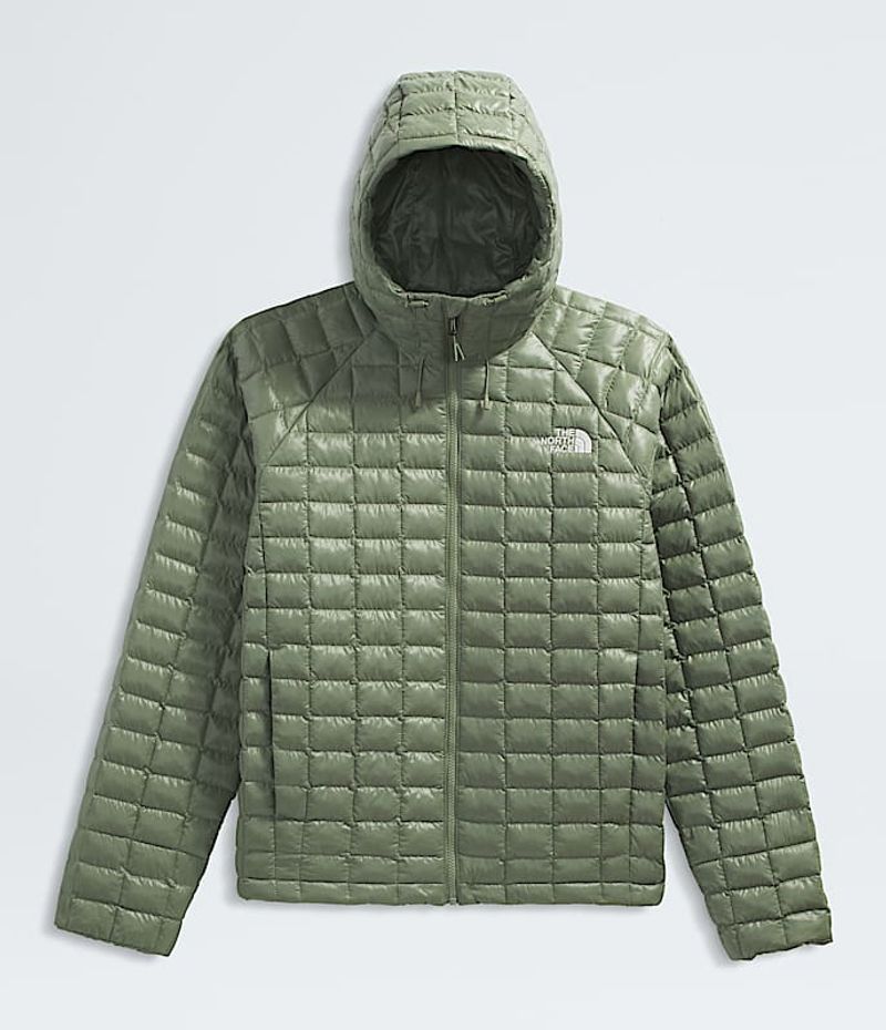 The North Face ThermoBall Jacket — Synthetic puffy that stays warm when damp