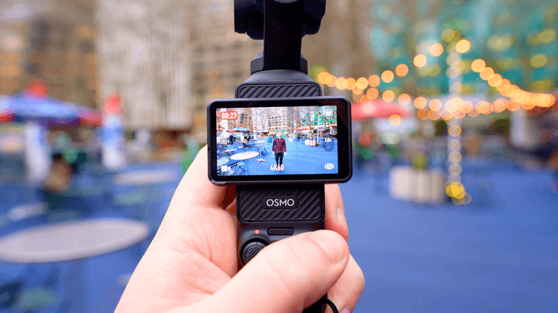 DJI Osmo Pocket 3 (tiny 3-axis gimbal cam)