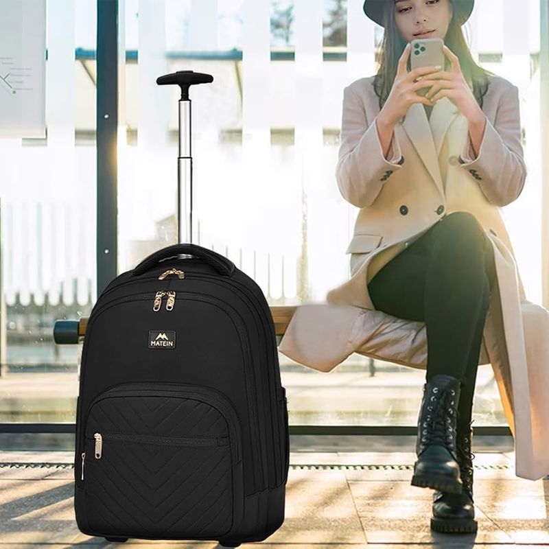 Matein Rolling Backpack