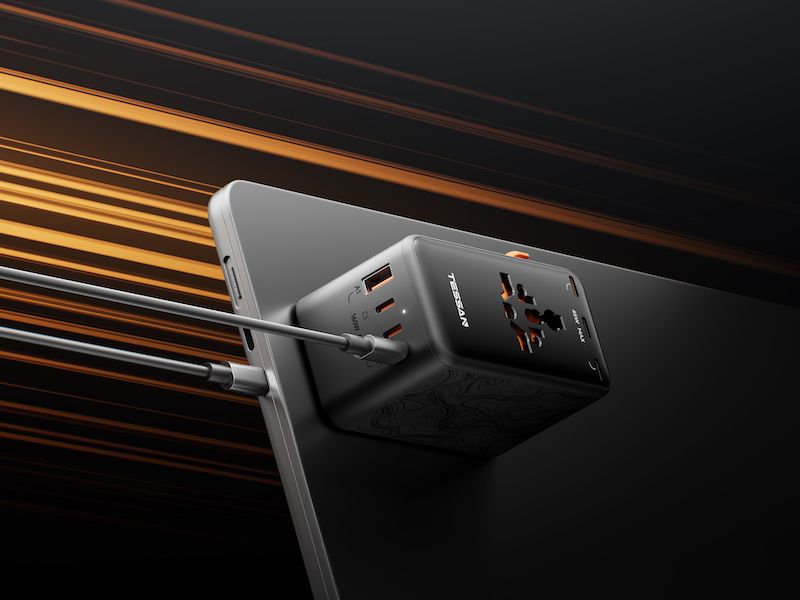 Universal Travel Adapter + USB Hub