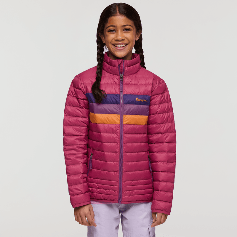 Cotopaxi Fuego Down Jacket (Kids') — Best for color & trail-to-town