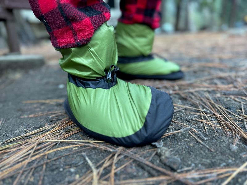 Feathered Friends Down Booties — Warmest for Cold Camps
