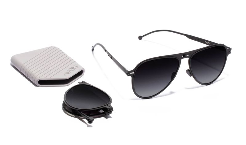 Compact folding sunglasses