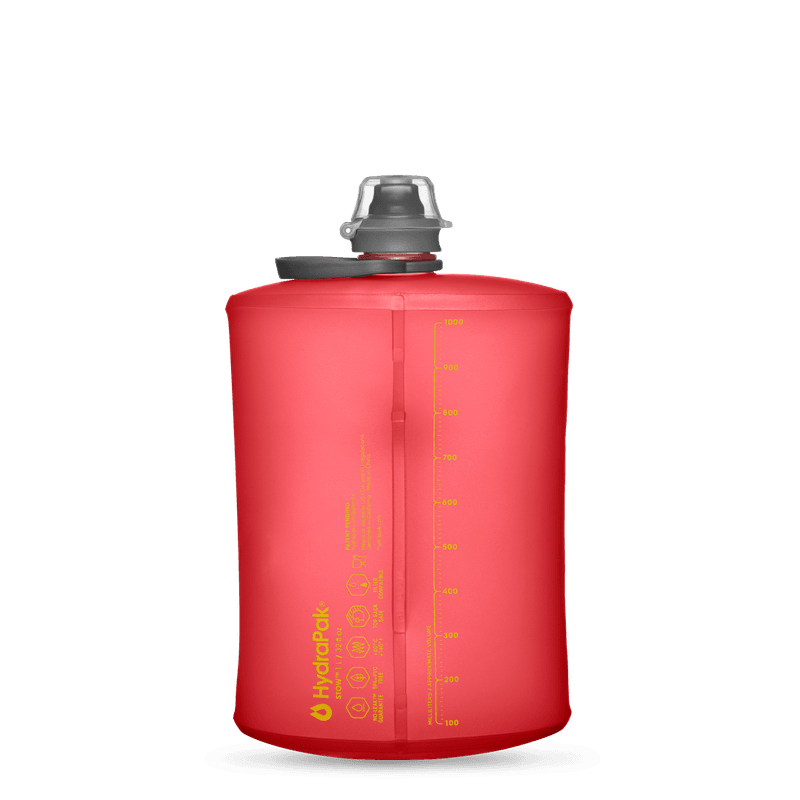 HydraPak Stow 1L Collapsible Water Bottle