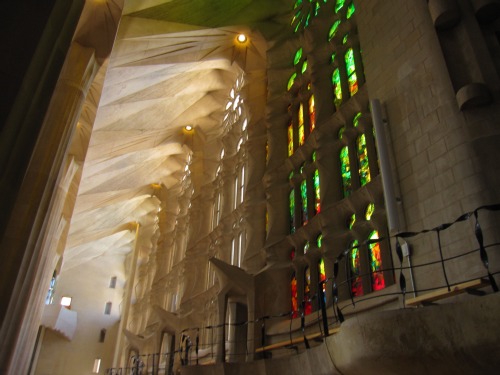 Windows in Sagrada Familia | 4 days in Barcelona via wetriotravel