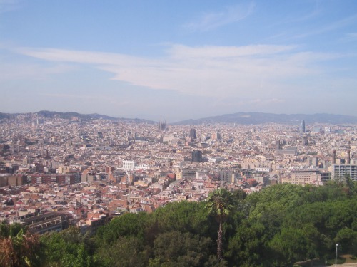 View of Montjuic | 4 days in Barcelona part 3