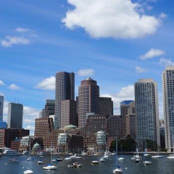 Boston skyline things to do in Boston with teens