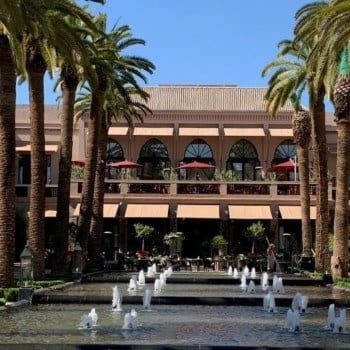 Four Seasons Marrakech fountain