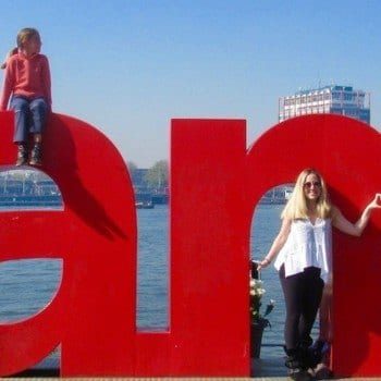 Amsterdam sign with Teens