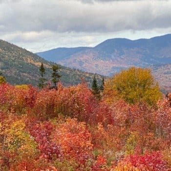 CL Graham Wangan overlook on the Kancamagus Highway in fall