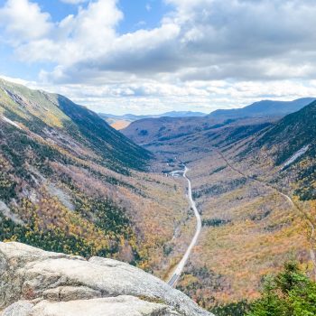 View of Mount Willard in New Hampshire