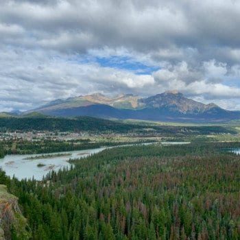View of Jasper from Old Fort Point