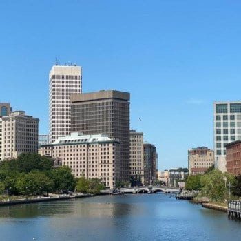 Providence skyline and river