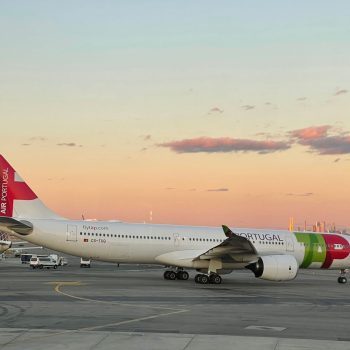 Tap Airplane at sunset - what to pack for a long flight