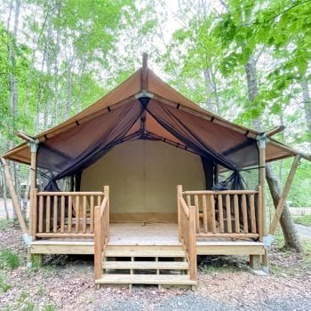 Terramor Bayberry tent from the outside