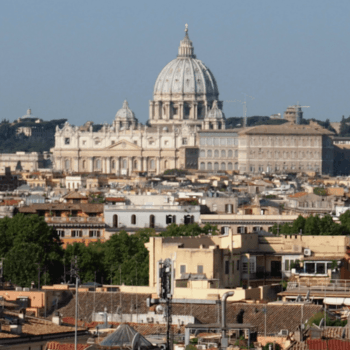 Villa Borghese view over Rome