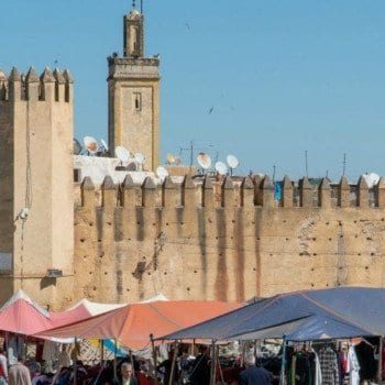 Fes medina wall