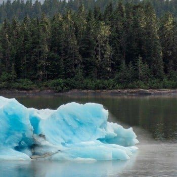 Iceberg on Norwegian Bliss Alaskan cruise