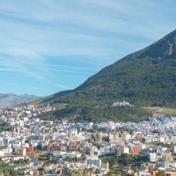 Chefchaouen from overlook